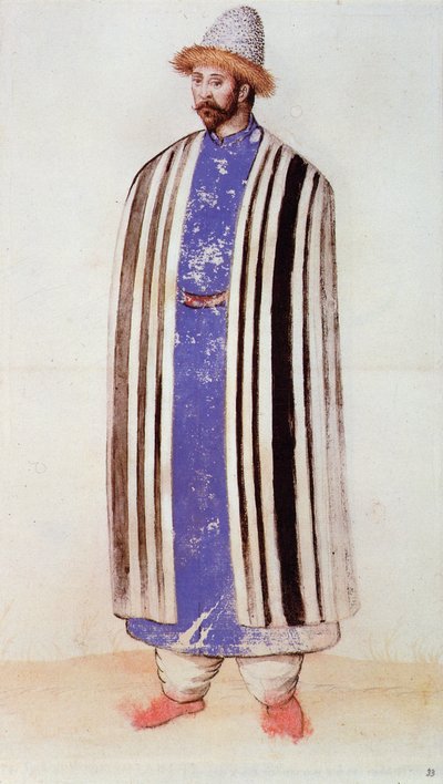 Tartar oder Usbeke (Lithographie) von John White